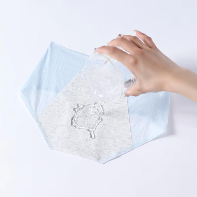 6 Piezas de Bragas de Algodón a Prueba de Fugas para Adolescentes Bragas para El Período Bragas Posparto Bragas Menstruales Ropa Interior Absorbente Bragas a Prueba de Fugas para Flujo Abundante Mu