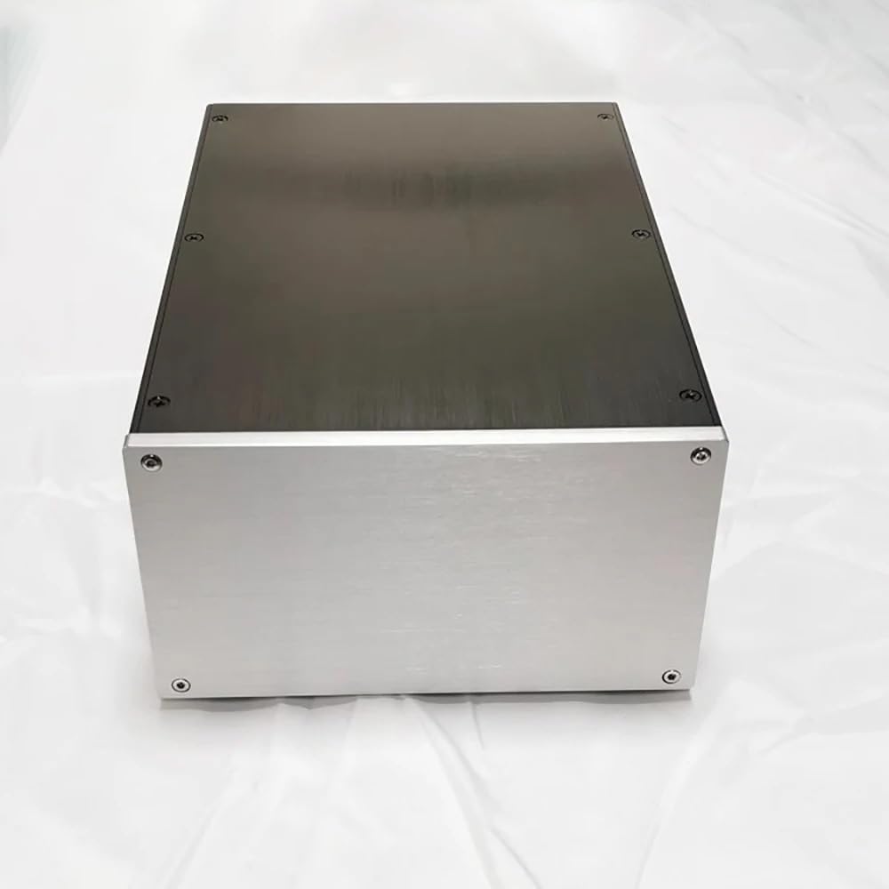 Toplionace 210x120x210mm Pełna Aluminiowa Obudowa do Wzmacniacza Lampowego/Lampowego, Przedwzmacniacza/Końcówki Mocy/Wzmacniacza Zintegrowanego, Dookólna