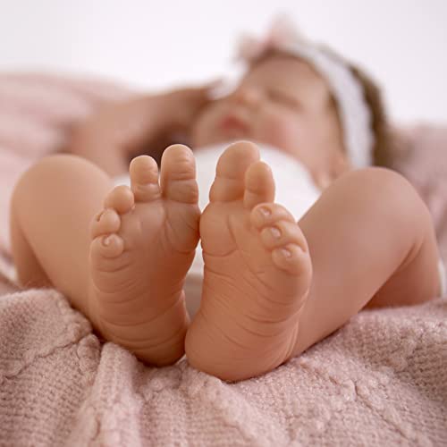 Aori Sleeping Reborn Baby Doll, 22-Inch Lifelike Newborn Girl, Weighted Realistic Toddler, Closed Eyes, Deer Gift Set, Ages 3+ #TOP5