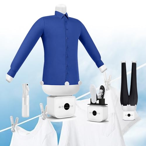 Nicvrea Plancha Automática Manos Libres, Plancha Portátil con Vapor, Planchado Rápido en 8 Minutos, Tecnología de Flujo de Aire Suave para Camisas, Zapatos y Pantalones A Nicvrea Plancha Automática Manos Libres, Plancha Portátil con Vapor, Planchado Rápido en 8 Minutos, Tecnología de Flujo de Aire Suave para Camisas, Zapatos y Pantalones A