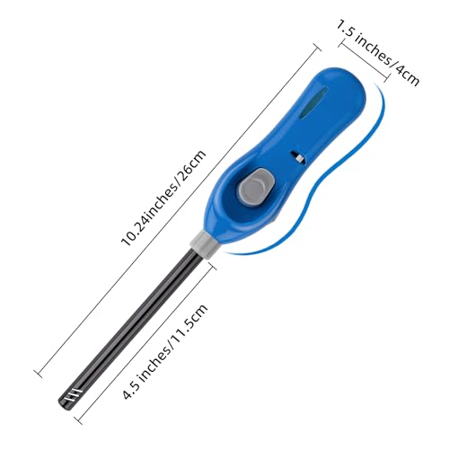 Encendedores de gas largos recargables pack de 8 miniatura 3