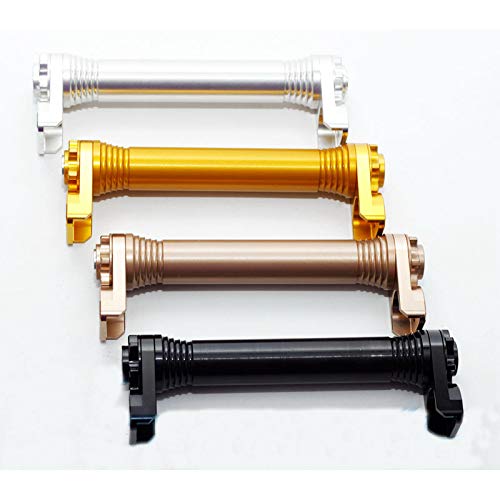 Aceoffix Folding Bike Racks Easy Wheels Extension Bar For Brompton Bicycle Wheels Shrink Rod Telescopic Rod 66G(Black #TOP1