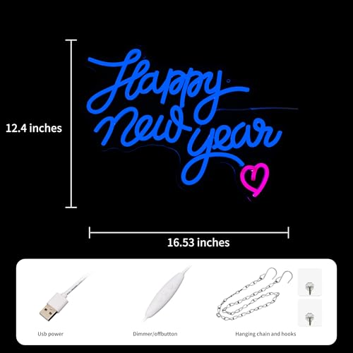 Happynewyearneonsignnewyearneonlightforwalldecorletterledneonsignblueledneonlightholidayneonsignsforbedroombackyardcafeclubmalldecor Urban Country Home Decor Happy new year neon sign new year neon light for wall decor letter led neon sign blue led neon light holiday neon signs for bedroom backyard cafe club mall decor urban country home decor