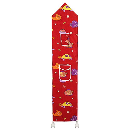 Image of Little One's | 6 Plastic Shelves Foldable Baby Storage Box (Made in India), ISI Certified, Unbreakable Material, (Plastic Structure)| Aquatic Red | HP6 /FR