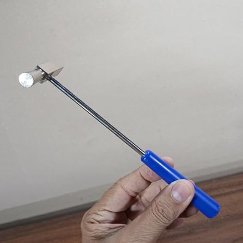 Martelinho de Ourives para Artesanato e Bijuteria, 20cm, Alumínio com Cabo ABS, 60g, Azul