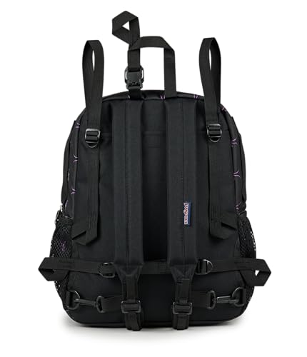 Image of JanSport Central Adaptive Backpack - Wheelchair & Walker Compatible, Tuck-Away Shoulder Straps, Adjustable Backrest Loops & Anchor Straps, Iconic Design, Bad Bows