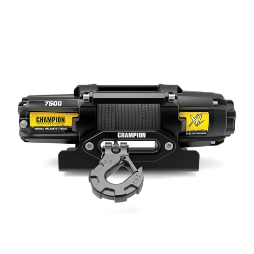 Winch eléctrico UTV 7500 lb con cuerda sintética miniatura 3