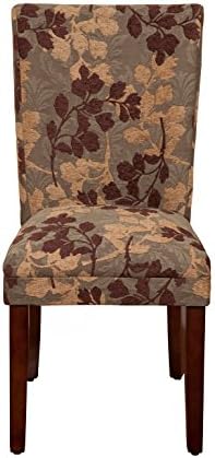 Homepop Home Decor | K1136-F975 | Classic Upholstered Parsons Dining Chair | Single Accent Dining Chair, Brown Woven