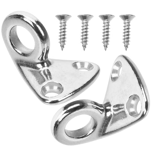 OSOLADY 2pcs 316 Stainless Steel Boat Fending Hooks 30mm Sturdy