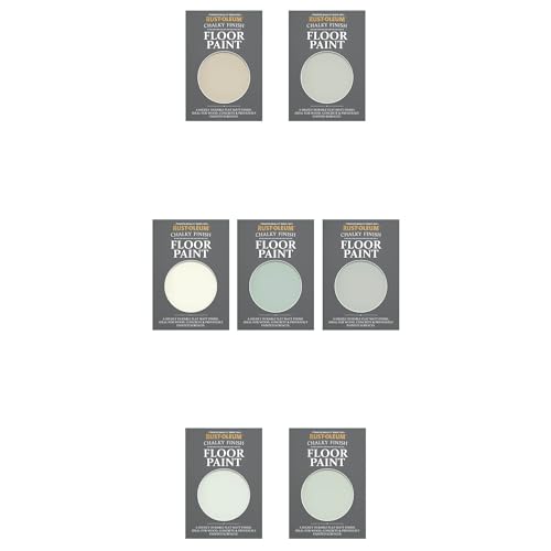 Rust-Oleum Chalky Floor Paint in Matt Finish - Fresh Greens Tester Box