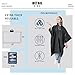 TUNCHMO Rain Ponchos for Adults Reusable 2 Pack Waterproof Lightweight for Women and Men with Drawstring Hood