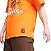 PUMA Mens Carrots X Graphic Crew Neck Short Sleeve Casual Tops Casual - Orange - Size M