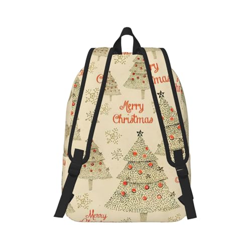 Mochila para portátil mujer bolsa de enfermera con árboles de Navidad 3