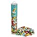 PLUS PLUS - Open Play Tube - 240 Piece Rainbow Mix - Construction Building Stem / Steam Toy, Interlocking Mini Puzzle Blocks for Kids
