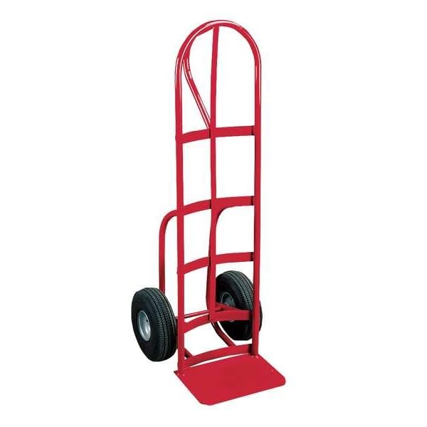 Carretilla de mano Dayton 51in x 19in roja aluminio 650lb miniatura 4