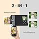 Kodak Mini Shot 3 Retro 4PASS 2-in-1-Sofortbildkamera, inklusiv Fotodrucker, Tragbar (7,6 x 7,6 cm) + und inklusiv Paket mit 68 Blatt, Weiß