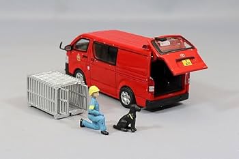 Amazon | ,☆ Era CAR 1/64 トヨタ ハイエース 香港 消防 バン