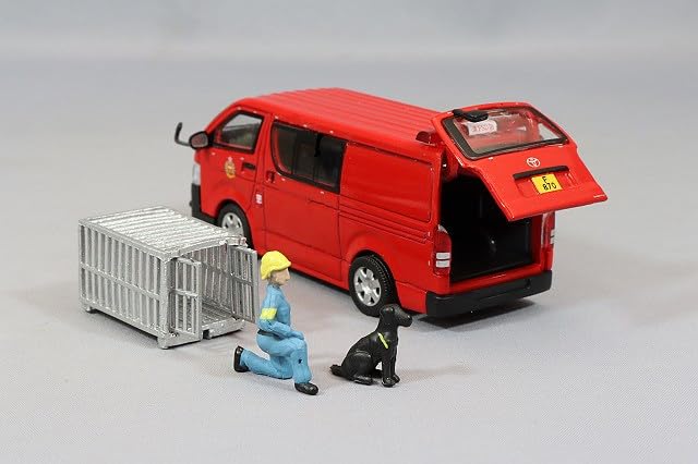 Amazon | ,☆ Era CAR 1/64 トヨタ ハイエース 香港 消防 バン