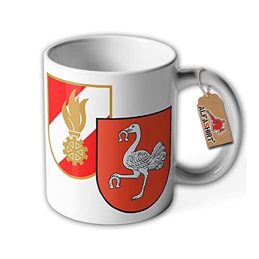 Kopp brandkår Leoben stad Österrike vapen Steiermark bricka #37307