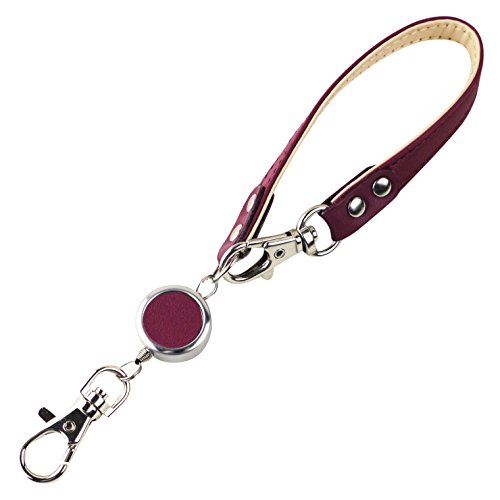 スリップオン リール付きマルチストラップAL ノワール 革 ワイン NSL-1802