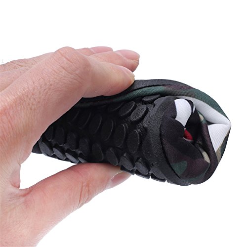 Barerun Barefoot Quick-Dry Water Sports Shoes Aqua Socks For Swim Beach Pool Surf Yoga For Women Men (M(W:6.5-7.5), Camouflage Shark) #TOP3