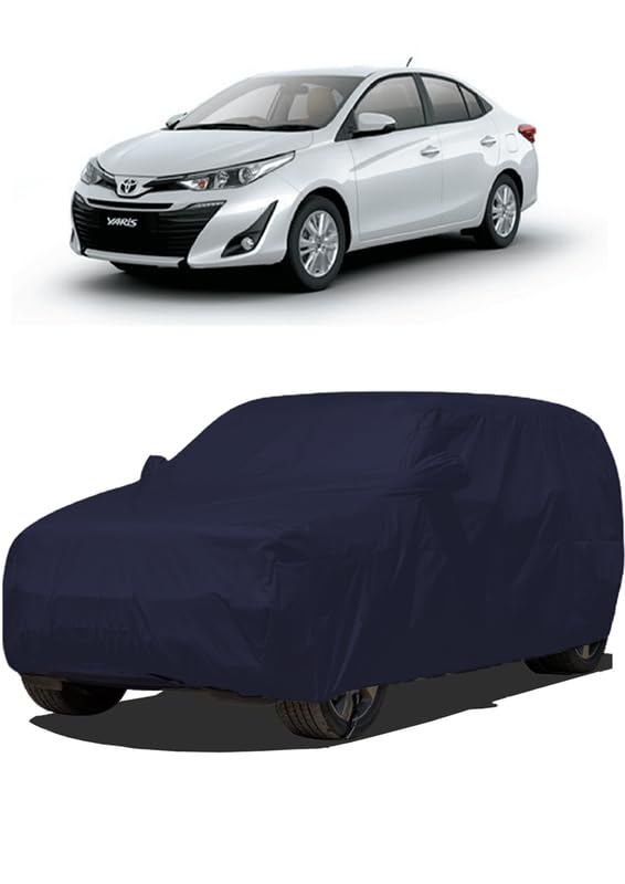 Image of J S R Waterproof Body CAR Cover for Toyota Yaris (Toyota Yaris CAR Cover | Yaris CAR Cover | Yaris CAR Cover Waterproof | CAR Cover for Yaris)