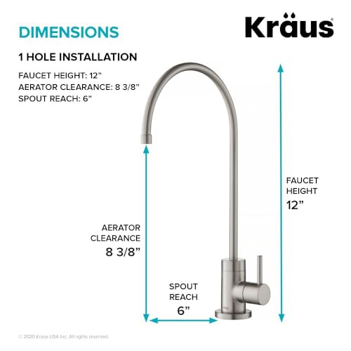 KRAUS Purita 100% Lead-Free Kitchen Water Filter Faucet in Spot Free Stainless Steel, FF-100SFS - Image 4