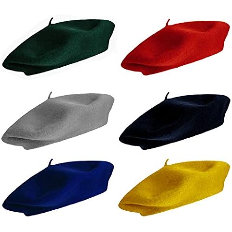 CoverYourHair French Style Beret Hats - 6 Pack Cover