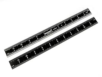 Benchmark Tools 466705 Rigid 4R 12 Inch Rigid 4R Machinist Rule with 1/ ...