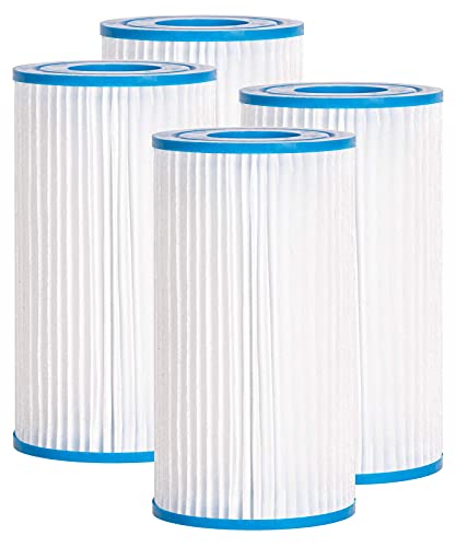 Future Way Pool Filter A or C, Compatible with Intex, Bestway, Summer Waves Above Ground Pools, Replacement for 29000E 59900E (4-Pack)