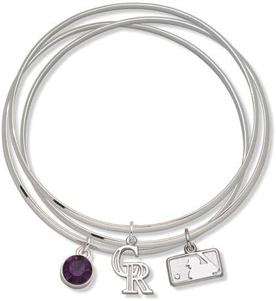 Colorado Rockies Triple Bangle Bracelet