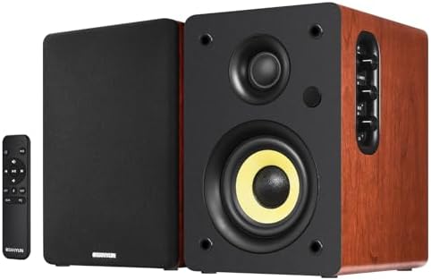 Amazon.com: Sanyun SW206 4” HiFi Bookshelf Speakers with Studio Mode ...
