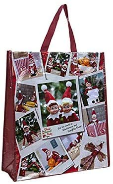 Elaves Behavin 'Bolsa de compras mal reutilizable - Ideal para regalos de Navidad - Accesorios de Navidad Cover