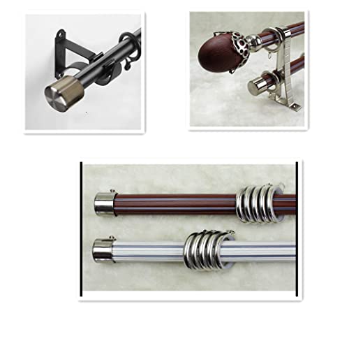 2 Pcs Curtain Rod Covers Ends Metal Curtain Finials Ends Cap Curtain Pole Finials For Curtain Decoration #TOP3