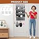 Organizer Über Der Tür Für Schuhe 12 Gitter Organizers Über Der Tür Für Schuh, Hängende Schuhaufbewahrung,hängende Organizer Aufbewahrung Für Hut,Unterwäsche Im Schlafzimmer, Badezimmer Grau Large