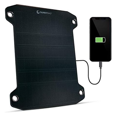 Sunnybag Leaf Pro | Award Winner: The World's Strongest Flexible Solar Panel | 7.5 Watt | USB Port | Solar Charger for Mobile Phone, Smartphone, Power Bank | Perfect for Hiking, Camping, Outdoor Cover