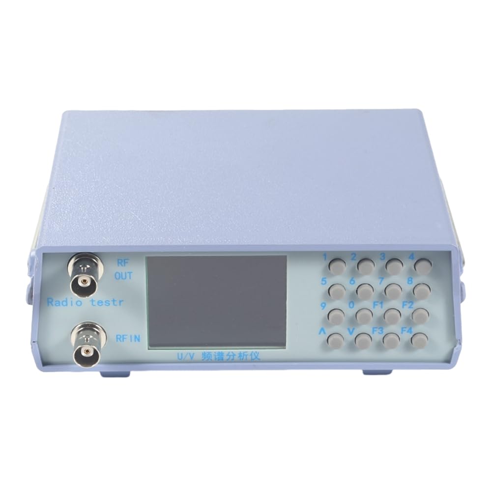 Duplexer V Dual Band Analyzer mit Tracking Source VHF Dual Band Spectrum Analyzer Portable Spectrum Analyzer Einfach zu bedienen