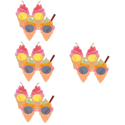 Lunettes de soleil cornet de glace pour votre fête à la plage