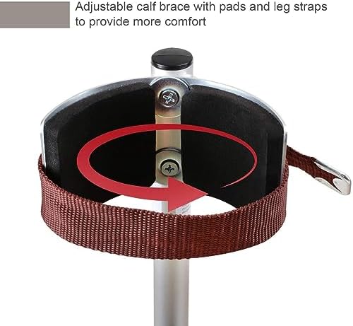 Heavy-Duty Aluminum Plastering Stilts for Painters & Builders, Adjustable 60-102cm Work Stilts for Ceiling Decorating & Drywall Installation, Durable & Lightweight