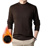 [DMFU] セーター メンズ ハイネック ニット タートルネック 無地 裏起毛 厚手 秋 冬 大きいサイズ