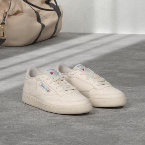 Reebok Womens Club C 85 Vintage Tennis Sneakers for Women, Casual White Womens Shoes2