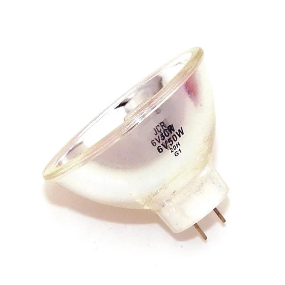 Lámpara halógena de 6V 50W taza JCR6V50W20H/G1 lámpara de microscopio de bombilla de proyección(10 pieces)