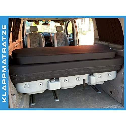 BREMER SITZBEZÜGE Klappmatratze kompatibel mit Renault Trafic Opel Vivaro A Nissan Primastar Faltmatratze Camping zubehör Camper zubehör Wohnmobil Zubehör Matratze Schlafauflage Schlafschön