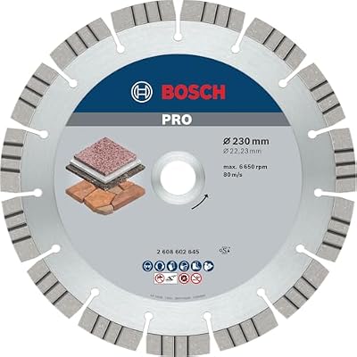 Bosch 2 608 602 645 - Disco de corte de diamante Best for Stone - 230 x 22,23 x 2,4 x 15 mm (pack de 1)