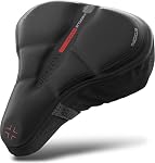 WITTKOP Coussin de siège de vélo fait de la mémoire confortable mousse I Siège de vélo Couverture pour hommes & Femmes avec Ergonomie 3-Zone-Concept I Bike Saddle Cover, pour siège de péléton cushin, siège de vélo Coussin