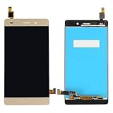  Pantalla LCD digitalizador compatible para LCD Huawei P8 Lite (oro) reacondicionado