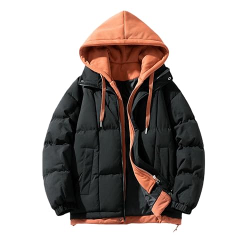 Veste d'hiver homme style Hong Kong en deux pièces amples et rembourrées