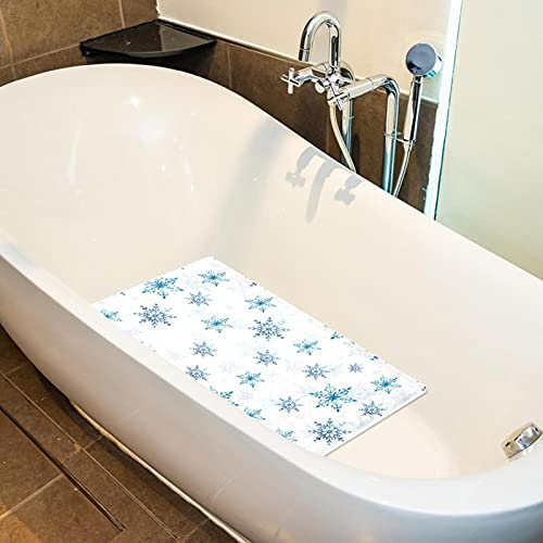 Alfombrilla de baño con 120 ventosas azul de 71 x 40 cm 6