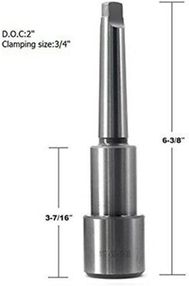 Industrial Tools Annular Cutter for ARBOR,Annular Cutter for ARBOR with 3/4 Inch Weldon Shank for Morse Taper MT2 Compatibility, Steel for RING Tool Spindle 162mm Length,Includes Wrench for CNC