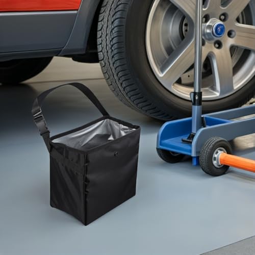 Botes de basura para coche multifuncionales e impermeables de nylon bolsa de 8.5l 6